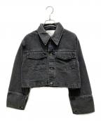 FRAY IDフレイ アイディー）の古着「デニムジャケット」｜ブラック