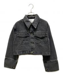 FRAY ID（フレイ アイディー）の古着「デニムジャケット」｜ブラック