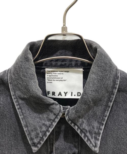 FRAY ID（フレイ アイディー）FRAY ID (フレイ アイディー) デニムジャケット ブラックの古着・服飾アイテム