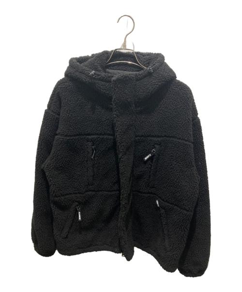 X-LARGE（エクストララージ）X-LARGE (エクストララージ) BOA FLEECE ZIP-UP JACKET ブラック サイズ:Mの古着・服飾アイテム