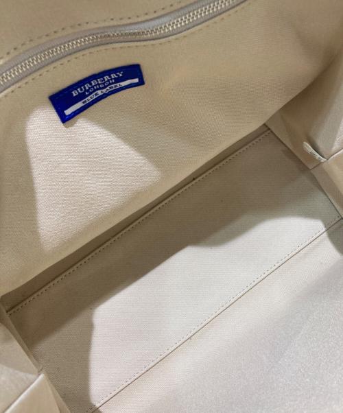 BURBERRY BLUE LABEL（バーバリーロンドンブルーレーベル）BURBERRY BLUE LABEL (バーバリーロンドンブルーレーベル) ハンドバッグ ブラックの古着・服飾アイテム