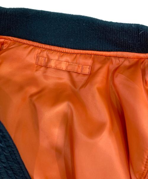 AVIREX（アヴィレックス）AVIREX (アヴィレックス) チョコレートプラネット コラボ MA-1 ブラック サイズ:XLの古着・服飾アイテム