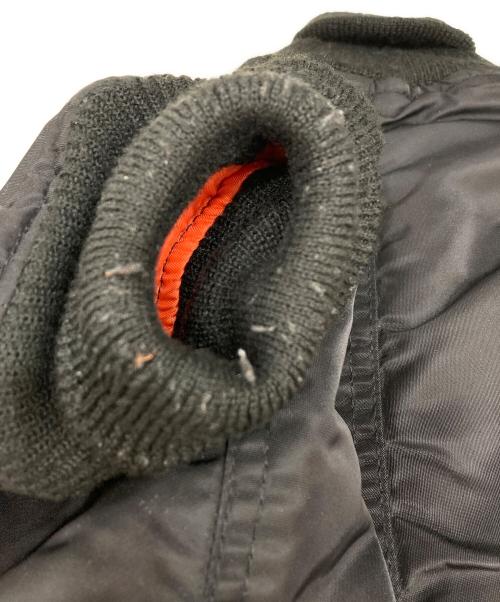 AVIREX（アヴィレックス）AVIREX (アヴィレックス) チョコレートプラネット コラボ MA-1 ブラック サイズ:XLの古着・服飾アイテム