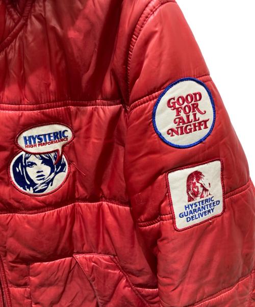 Hysteric Glamour（ヒステリックグラマー）Hysteric Glamour (ヒステリックグラマー) 中綿ジャケット レッド サイズ:Mの古着・服飾アイテム