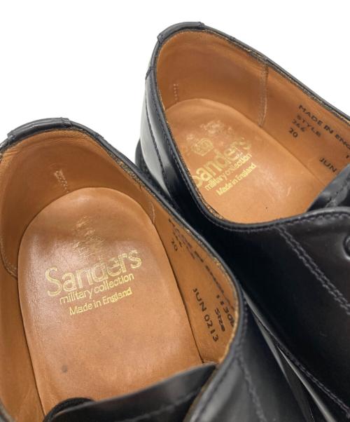 SANDERS（サンダース）SANDERS (サンダース) 1130B MILITARY APRON DERBY ブラック サイズ:6 1/2の古着・服飾アイテム