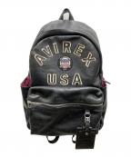 AVIREXアヴィレックス）の古着「リュック」｜ブラック