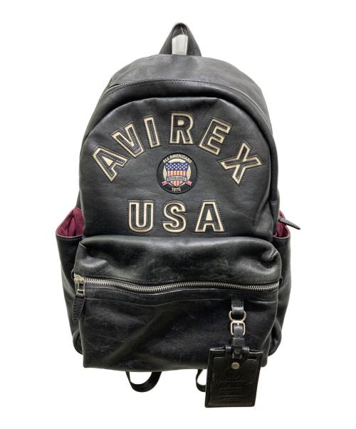 AVIREX（アヴィレックス）AVIREX (アヴィレックス) リュック ブラックの古着・服飾アイテム
