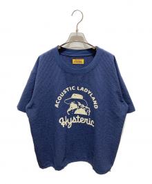 Hysteric Glamour（ヒステリックグラマー）の古着「ACOUSTIC LADYLAND /半袖カットソー」｜ブルー