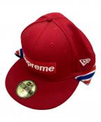 SUPREME×New Eraシュプリーム×ニューエラ）の古着「Knit Rib Box Logo Cap」｜レッド