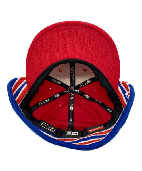 SUPREME（シュプリーム）SUPREME (シュプリーム) New Era (ニューエラ) Knit Rib Box Logo Cap レッド サイズ:7 3/4の古着・服飾アイテム