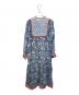 SZ Blockprints (エスゼットブロックプリント) Ron Herman (ロンハーマン) 別注 Silk Jodhpur Dress ブルー×ホワイト サイズ:S：18000円