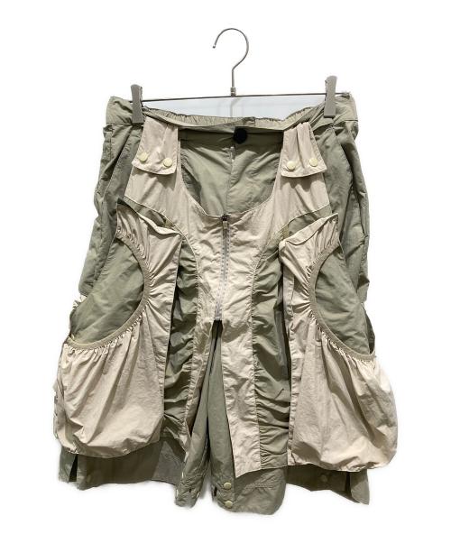 ARCHIVAL REINVENT（アーカイバル・レインベント）ARCHIVAL REINVENT (アーカイバル・レインベント) TEFLONR ARC INDUX SHORTS 02 ベージュ サイズ:Mの古着・服飾アイテム