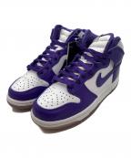 NIKEナイキ）の古着「DUNK HIGH（ダンクハイ）」｜パープル×ホワイト