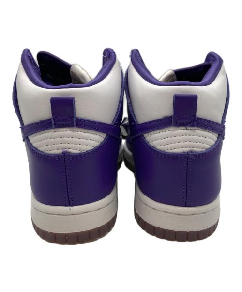 NIKE（ナイキ）NIKE (ナイキ) DUNK HIGH（ダンクハイ） パープル×ホワイト サイズ:US6.5の古着・服飾アイテム