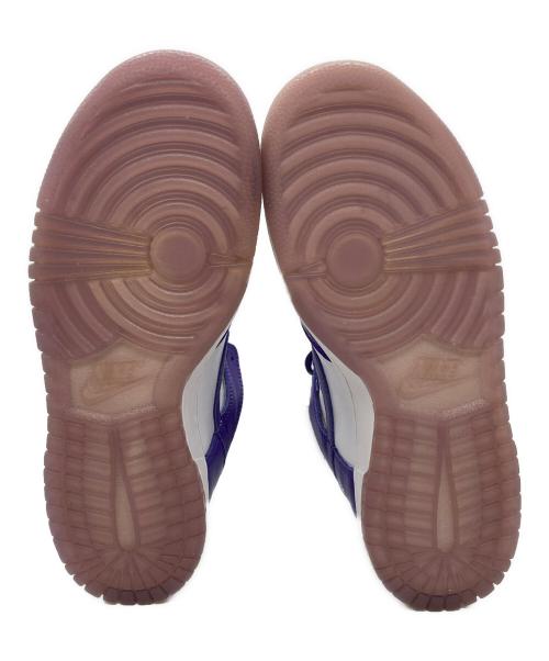 NIKE（ナイキ）NIKE (ナイキ) DUNK HIGH（ダンクハイ） パープル×ホワイト サイズ:US6.5の古着・服飾アイテム