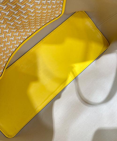 TORY BURCH（トリーバーチ）TORY BURCH (トリーバーチ) トートバッグ イエローの古着・服飾アイテム