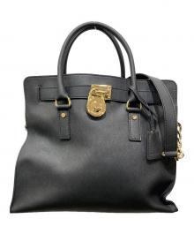 MICHAEL KORS（マイケル・コース）の古着「ハミルトン2WAYショルダーバッグ」｜ブラック