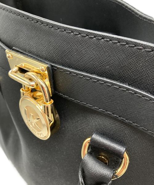 MICHAEL KORS（マイケル・コース）MICHAEL KORS (マイケル・コース) ハミルトン2WAYショルダーバッグ ブラックの古着・服飾アイテム