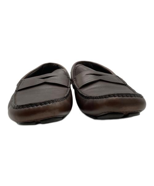 PRADA（プラダ）PRADA (プラダ) PRADAドライビングシューズ ブラウン サイズ:5 1/2の古着・服飾アイテム