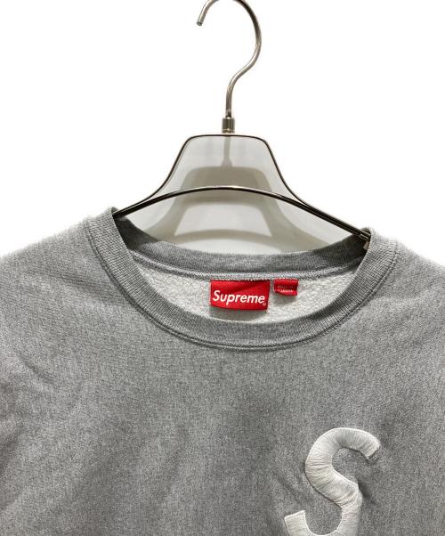 SUPREME（シュプリーム）SUPREME (シュプリーム) S LOGO Crewneck グレー サイズ:Lの古着・服飾アイテム