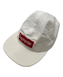 SUPREME（シュプリーム）の古着「Tonal Seersucker Camp Cap」｜ホワイト