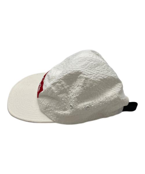 SUPREME（シュプリーム）SUPREME (シュプリーム) Tonal Seersucker Camp Cap ホワイトの古着・服飾アイテム