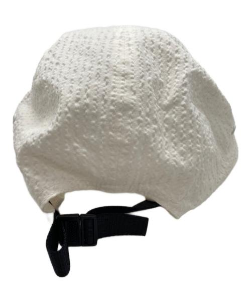 SUPREME（シュプリーム）SUPREME (シュプリーム) Tonal Seersucker Camp Cap ホワイトの古着・服飾アイテム