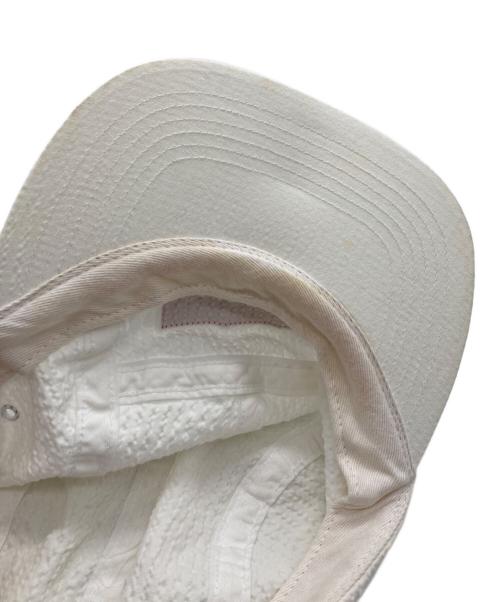 SUPREME（シュプリーム）SUPREME (シュプリーム) Tonal Seersucker Camp Cap ホワイトの古着・服飾アイテム