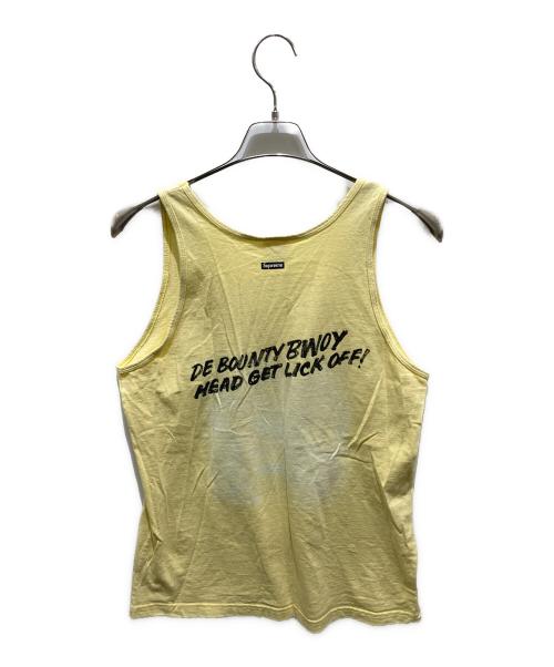 SUPREME（シュプリーム）SUPREME (シュプリーム) ノースリーブカットソー イエロー サイズ:Ｍの古着・服飾アイテム