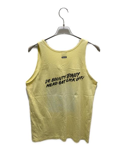 SUPREME（シュプリーム）SUPREME (シュプリーム) ノースリーブカットソー イエロー サイズ:Ｌの古着・服飾アイテム