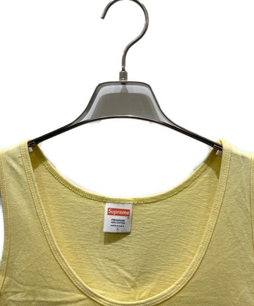 SUPREME（シュプリーム）SUPREME (シュプリーム) ノースリーブカットソー イエロー サイズ:Ｌの古着・服飾アイテム
