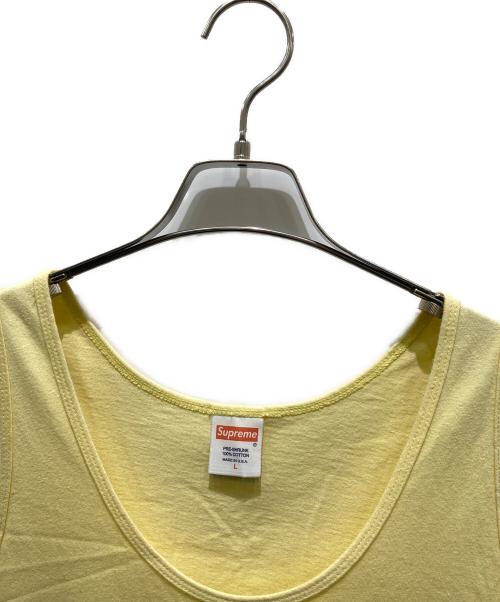 SUPREME（シュプリーム）SUPREME (シュプリーム) ノースリーブカットソー イエロー サイズ:Ｌの古着・服飾アイテム