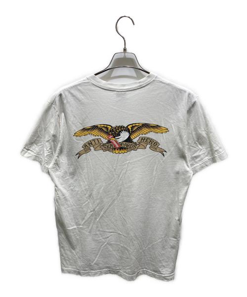 SUPREME（シュプリーム）SUPREME (シュプリーム) ANTIHERO (アンタイヒーロー) プリントTシャツ ホワイト サイズ:Ｌの古着・服飾アイテム