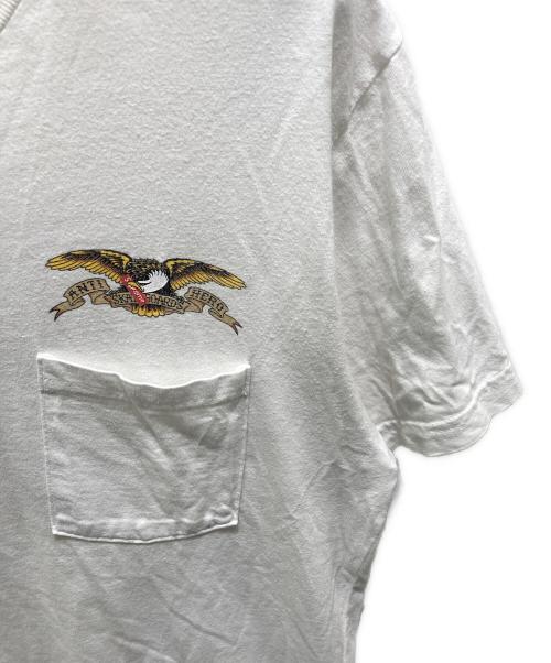 SUPREME（シュプリーム）SUPREME (シュプリーム) ANTIHERO (アンタイヒーロー) プリントTシャツ ホワイト サイズ:Ｌの古着・服飾アイテム