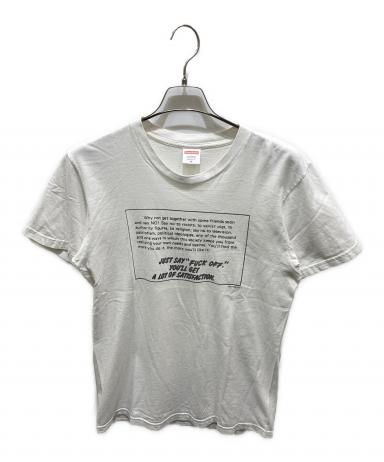中古・古着通販】SUPREME (シュプリーム) Say no Tee ホワイト サイズ supreme just say no tee シュプリームTシャツM