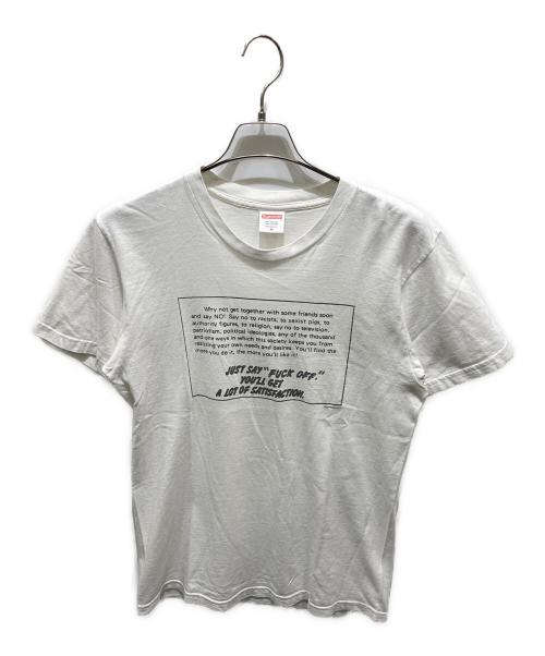 SUPREME（シュプリーム）SUPREME (シュプリーム) Say no Tee ホワイト サイズ:Ｍの古着・服飾アイテム
