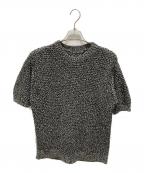 ISSEY MIYAKE MENイッセイミヤケメン）の古着「半袖ニット」｜ブラック