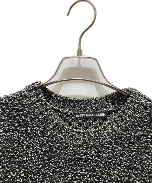 ISSEY MIYAKE MEN（イッセイミヤケメン）ISSEY MIYAKE MEN (イッセイミヤケメン) 半袖ニット ブラック サイズ:3の古着・服飾アイテム
