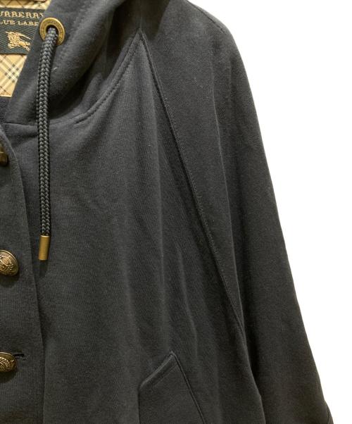 BURBERRY BLUE LABEL（バーバリーロンドンブルーレーベル）BURBERRY BLUE LABEL (バーバリーロンドンブルーレーベル) ポンチョ ネイビー サイズ:38の古着・服飾アイテム