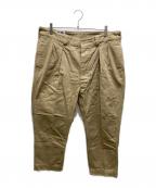waiperワイパー）の古着「M-52ツータックチノ」｜ベージュ