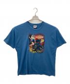 HARLEY-DAVIDSONハーレーダビッドソン）の古着「プリントTシャツ」｜ブルー