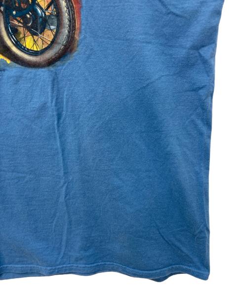 HARLEY-DAVIDSON（ハーレーダビッドソン）HARLEY-DAVIDSON (ハーレーダビッドソン) プリントTシャツ ブルー サイズ:2XLの古着・服飾アイテム