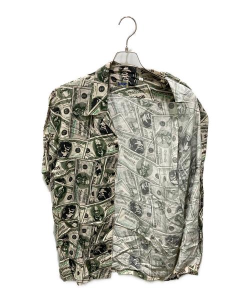 Schott（ショット）Schott (ショット) ドル札半袖シャツ グリーン サイズ:XLの古着・服飾アイテム