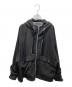 HARE（ハレ）の古着「ビッグシルエット ジップアップ ジャケット」｜ブラック