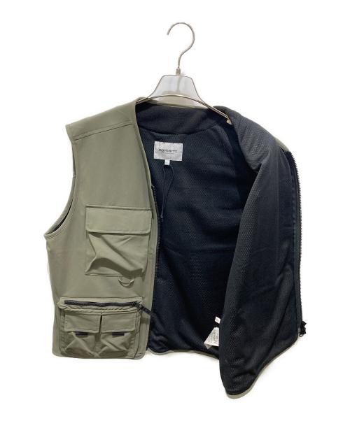 Carhartt WIP（カーハート ワークインプログレス）Carhartt WIP (カーハート ワークインプログレス) ELMWOOD VEST ブラウン サイズ:Lの古着・服飾アイテム