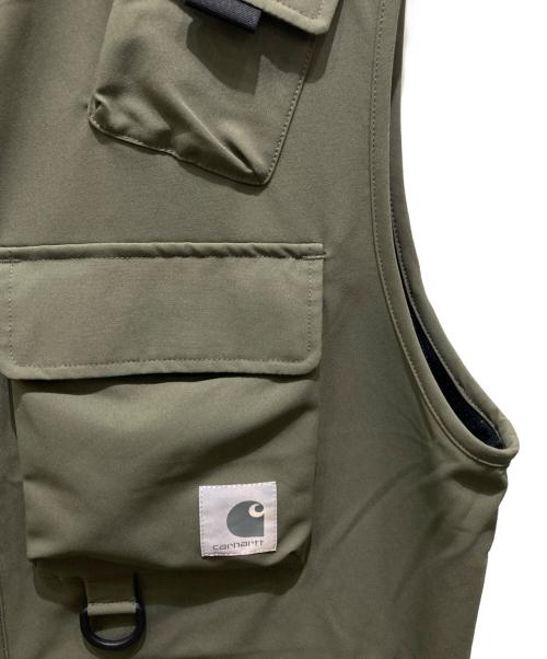 Carhartt WIP（カーハート ワークインプログレス）Carhartt WIP (カーハート ワークインプログレス) ELMWOOD VEST ブラウン サイズ:Lの古着・服飾アイテム