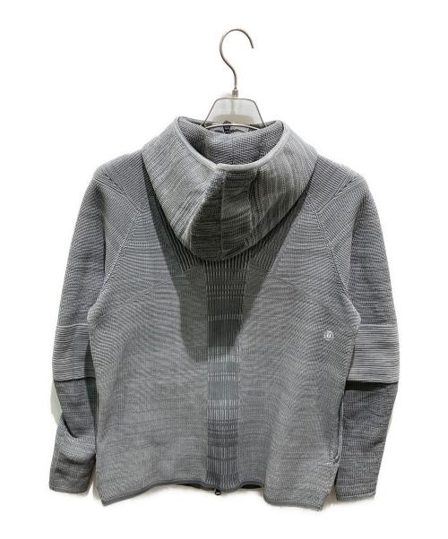 BRIEFING（ブリーフィング）BRIEFING (ブリーフィング) ニットジップパーカー グレー サイズ:Mの古着・服飾アイテム