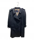 BURBERRY LONDONバーバリーロンドン）の古着「裏ノヴァチェックトレンチコート」｜ネイビー