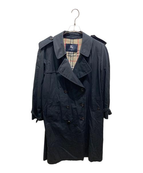 BURBERRY LONDON（バーバリーロンドン）BURBERRY LONDON (バーバリーロンドン) 裏ノヴァチェックトレンチコート ネイビー サイズ:記載無しの為実寸参照の古着・服飾アイテム