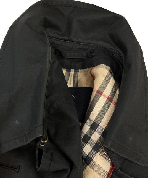 BURBERRY LONDON（バーバリーロンドン）BURBERRY LONDON (バーバリーロンドン) 裏ノヴァチェックトレンチコート ネイビー サイズ:記載無しの為実寸参照の古着・服飾アイテム